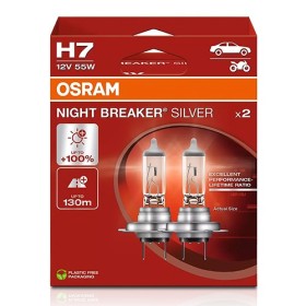 H7 2 NIGHT B SILVER 55W12V+100 REF ANTIGUA:OS64210NBS-HCB