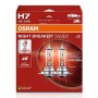 H7 2 NIGHT B SILVER 55W12V+100 REF ANTIGUA:OS64210NBS-HCB