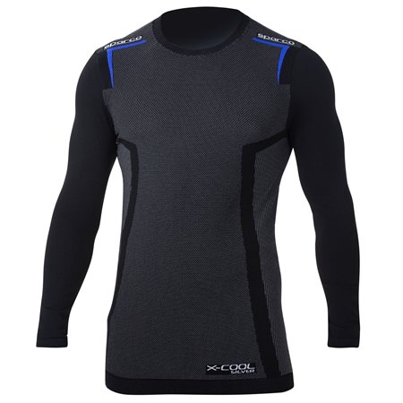 CAMISETA MANGA LARGA K-CARBON AZUL T XXS