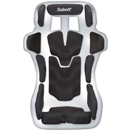 KIT DE ALCOLCHADO PARA ASIENTO GT PAD NEGRO TALLA L