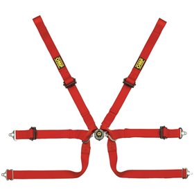 ARNES OMP 6 PUNTOS TECNICA 2" FORMULA FIA 8853-2016 ROJO
