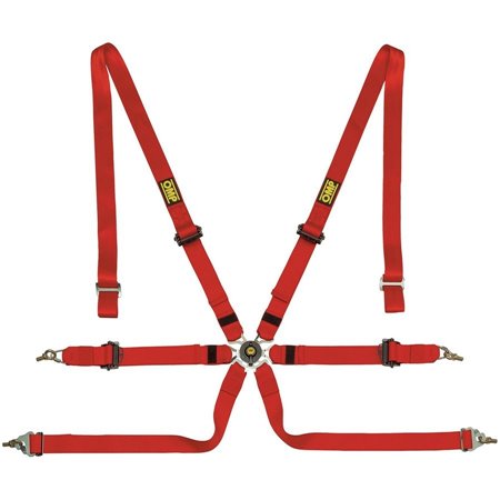 ARNES OMP 6 PUNTOS ONE 2" PULL UP ROJO