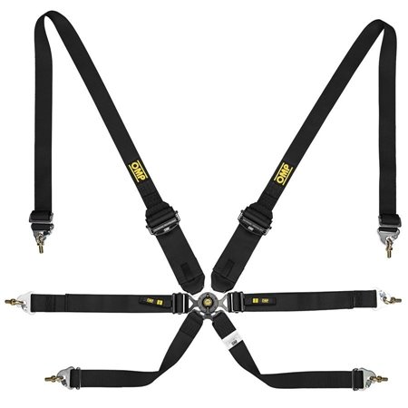 ARNES OMP 6 PUNTOS ONE 3"+2" ENDURANCE PULL DOWN - FIA 8853-2016 NEGRO