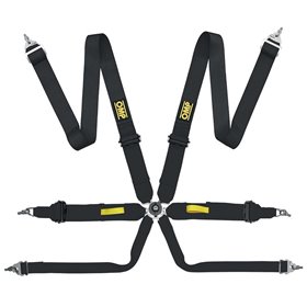 ARNES OMP 6 PUNTOS TECNICA 3" FIA 8853-2016 PULL UP NEGRO