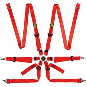 SAFETY ARNES ONE 2" VERSA - FIA 8853-2016 - ROJO