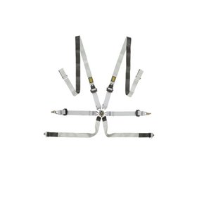 ARNES EN DYNEEMA� PARA SALOON - 6 PUNTOS - PULL UP. ERGAL AJUSTE - NEGRO/BLANCO