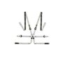 ARNES EN DYNEEMA� PARA SALOON - 6 PUNTOS - PULL UP. ERGAL AJUSTE - NEGRO/BLANCO