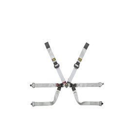 ARNES EN DYNEEMA� PARA FORMULA - 6 PUNTOS - ERGAL AJUSTE - NEGRO/BLANCO