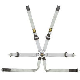 ARNES OMP 6 PUNTOS ONE-D 2" PARA PROTOTIPO FIA 8853-2016 NEGRO/BLANCO