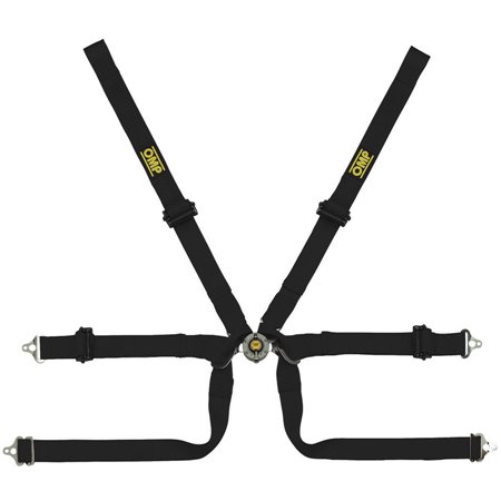 ARNES EN POLYESTER PARA FORMULA - 6 PUNTOS - PULL UP. ERGAL AJUSTE- NEGRO