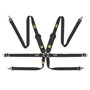 ARNES EN POLYESTER PARA FORMULA - 6 PUNTOS - PULL UP. ERGAL AJUSTE- NEGRO