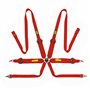 ARNES SEGURIDAD TECNICA 3"+2" ROJO PULL UP FIA 8853-2016