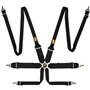 ARNES OMP 6 PUNTOS FIRST 3+2" PULL UP FIA 8853-2016 NEGRO