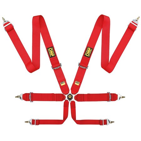 ARNES SEGURIDAD FIRST 3" ROJO PULL UP FIA 8853-2016