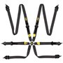 ARNES OMP 6 PUNTOS FIRST 2" FIA 8853-2016 PULL UP - ACERO ADJ. NEGRO
