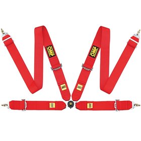 ARNES OMP 4 PUNTOS 3" FIA 8854/98 ROJO