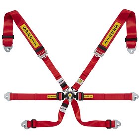 ARNES 6 PUNTOS 3"+2" GAMA TOP FIA8853-2016 ROJO