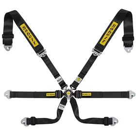 ARNES 6 PUNTOS 3"+2" GAMA TOP FIA8853-2016 NEGRO