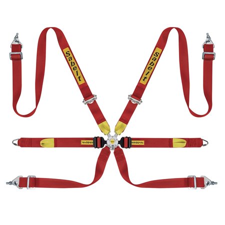ARNES 6 PUNTOS 2" GAMA ALTA FIA8853-2016 ROJO