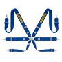 ARNES RALLY 6 PUNTOS ALUMINIO 3" FIA8853-2016 AZUL