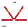 ARNES 4 PUNTOS 3" ALUMINIO KIT CAR GT/RALLY FIA8853-1998 ROJO
