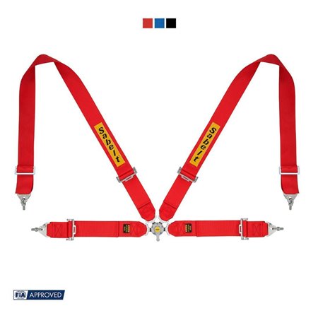 ARNES 4 PUNTOS 3" ACERO KIT CAR GT/RALLY FIA8853-1998 AZUL