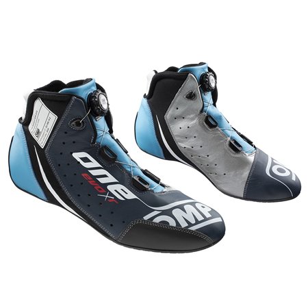 ZAPATILLAS OMP ONE EVO X R FIA 8856-2018 AZUL MARINO / PLATA / CIAN TALLA 39