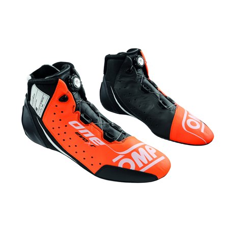 ZAPATILLAS OMP ONE EVO XR FIA 8856-2018 NARANJA / ANTRACITA TALLA 38