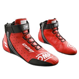 ZAPATILLAS OMP ONE EVO X MY2024 FIA 8856-2018 ROJO TALLA 42