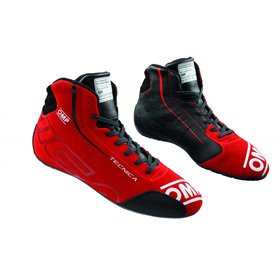 ZAPATILLAS OMP TECNICA MY2025 FIA 8856-2018 NEGRO / RED TALLA 38