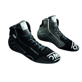 ZAPATILLAS OMP TECNICA MY2025 FIA 8856-2018 NEGRO / ANTRACITA TALLA 41