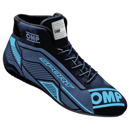 ZAPATILLAS OMP SPORT FIA 8856-2018 NEGRO/CIAN TALLA 41