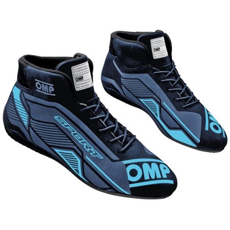 ZAPATILLAS OMP SPORT FIA 8856-2018 NEGRO/CIAN TALLA 42