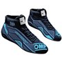 ZAPATILLAS OMP SPORT FIA 8856-2018 NEGRO/CIAN TALLA 42