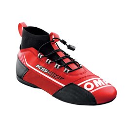 ZAPATILLAS OMP KART KS-2F ROJO/NEGRO TALLA 43