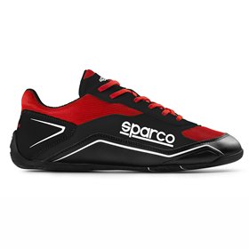 BOTINES S-POLE T 46 NEGRO/ROJO