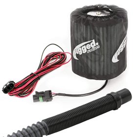 Bomba de casco simple 1 motor Filtro lavable de aleaci�n de aluminio billet, manguera incluida