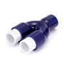 Y-Adaptor For 2 Helmets On A 1 Helmet Pumper