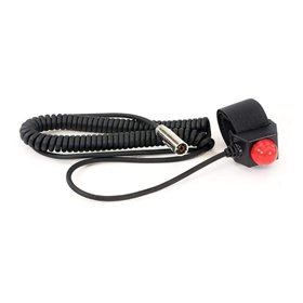 HD Coil Cord Push to Talk Button with Velcro for Car Harness