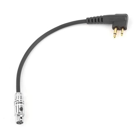 2-Pin Radio Jumper Cable fits Several Motorola, Black Box & HYT Radios
