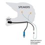AlphaAudio Helmet KIT Mic Boom, 3.5mm In-Ear Plug Connector & Duralink Sealed Connector