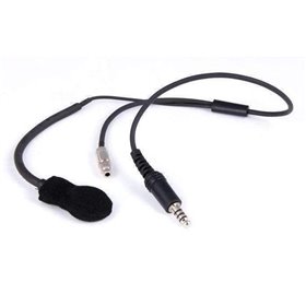 Rugged Radios Helmet KIT Mic Boom, 3.5mm In-Ear Plug Connector & IMSA Connector