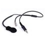 Rugged Radios Helmet KIT Mic Boom, 3.5mm In-Ear Plug Connector & IMSA Connector