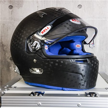 CASCO BELL HP7 EVO-III (HANS) INTERIOR AZUL TALLA 59+ FIA8860-2018
