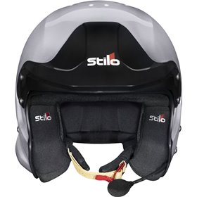 CASCO VENTI TROPHY RALLY (CON CLIPS HANS) COMPOSITE SNELL2020 FIA 8859-15 FIA GRIS/INTERIOR NEGRO 54