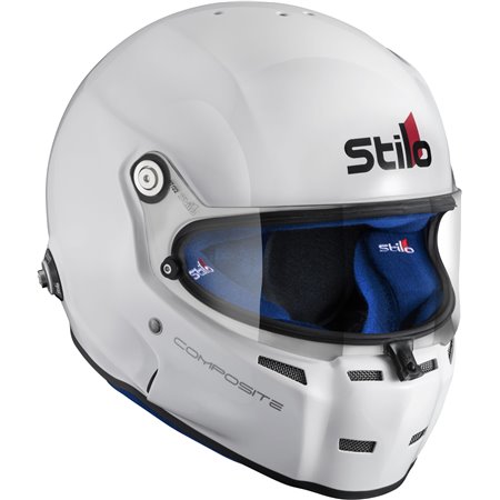 CASCO ST5 F COMPOSITE TURISMO SNELL SA2020 FIA8859-15 HANS FIA8858-10 BLANCO/INTERIOR AZUL -64