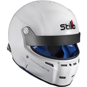CASCO ST5 GT TURISMO COMPOSITE SNELL SA2020 FIA 8859-15 HANS FIA8858-10 BLANCO/INTERIOR AZUL-54