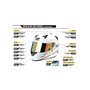 CASCO BELL RS7 CARBON (HANS) INTERIOR AMARILLO TALLA 61+ FIA8859/SA2020