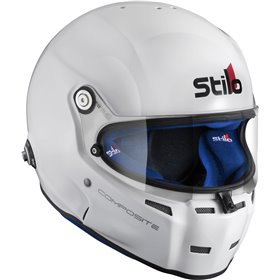 CASCO ST5 F COMPOSITE TURISMO SNELL SA2020 FIA8859-15 HANS FIA8858-10 BLANCO/INTERIOR AZUL -61