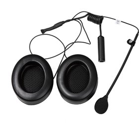 KIT MICRO Y AURICULARES(CON OREJERA) CASCO ABIERTO CONEXI�N HEMBRA NEXUS